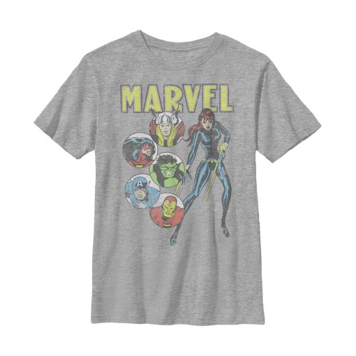Boy’s Marvel Avengers Vintage Portraits T-Shirt