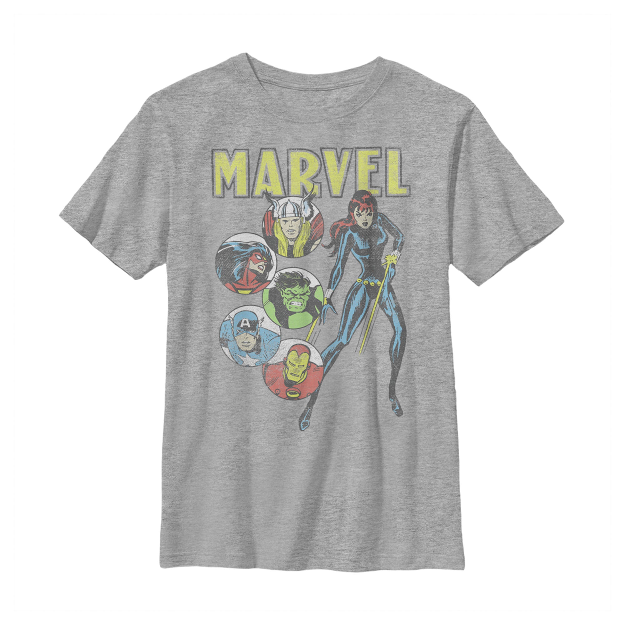 Boy's Marvel Avengers Vintage Portraits T-Shirt Boy's Marvel Avengers Vintage Portraits T-Shirt