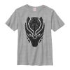 Boy’s Marvel Black Panther Ornate Mask T-Shirt