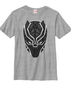 Boy’s Marvel Black Panther Ornate Mask T-Shirt