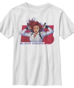 Boy’s Marvel Black Widow Avenger Hero T-Shirt