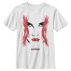 Boy’s Marvel Black Widow Painted 80’s Face T-Shirt