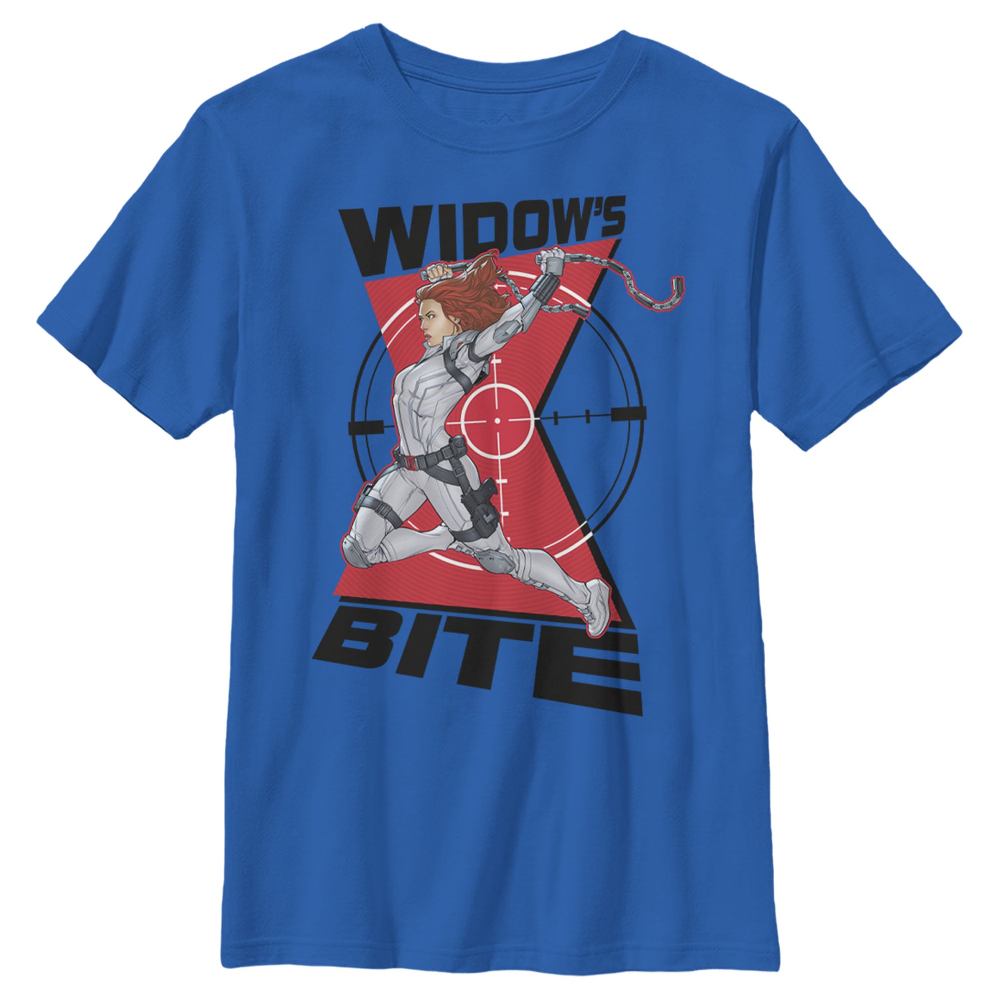 Boy's Marvel Black Widow in the Crosshairs T-Shirt Boy's Marvel Black Widow in the Crosshairs T-Shirt