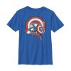 Boy’s Marvel Cartoon Captain America Shield T-Shirt