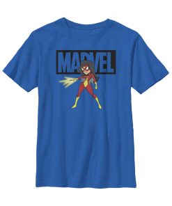 Boy’s Marvel Cartoon Spider-Woman Pose T-Shirt
