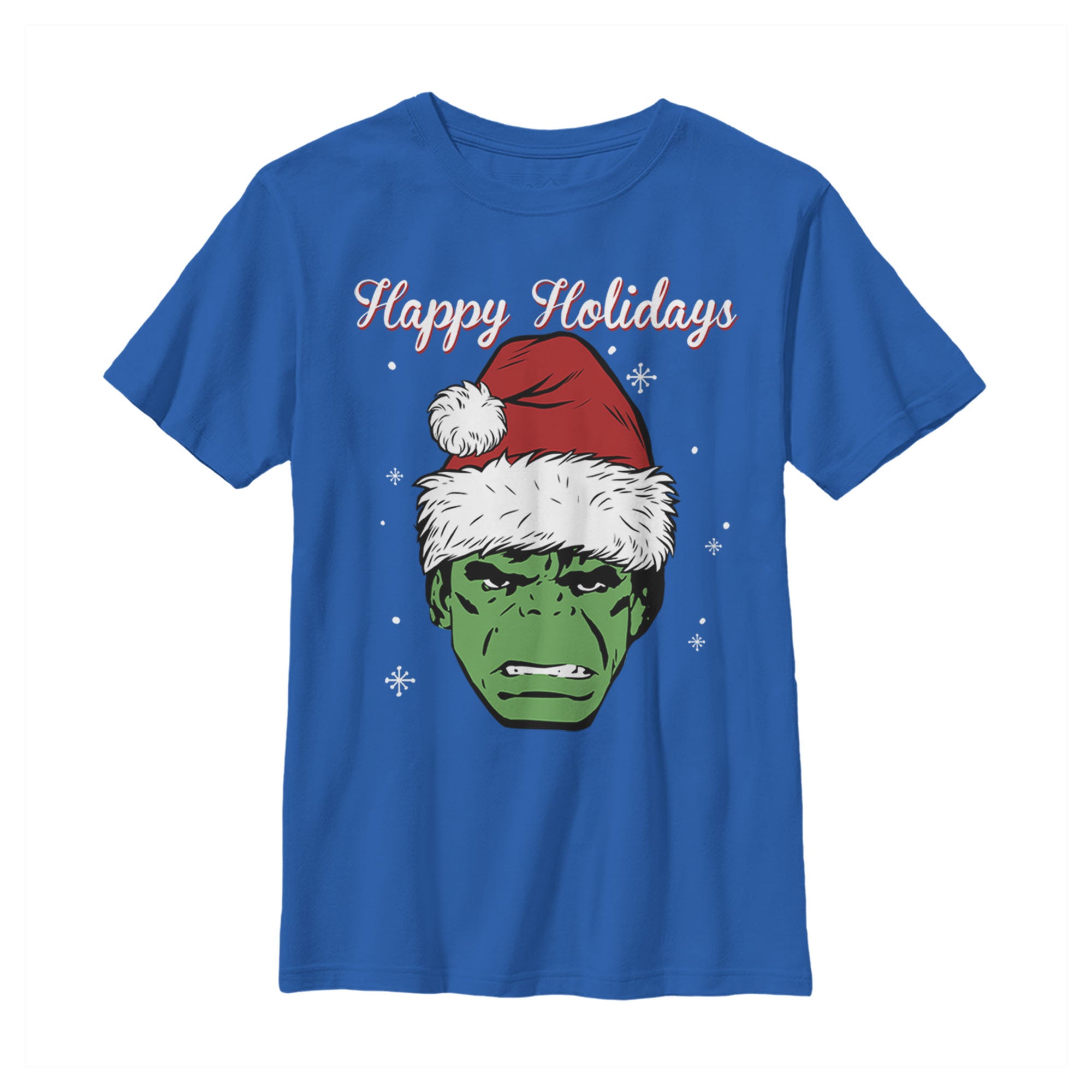 Boy's Marvel Christmas Hulk Santa T-Shirt Boy's Marvel Christmas Hulk Santa T-Shirt