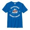 Boy’s Marvel Christmas Iron Man Season’s Greetings T-Shirt