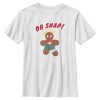 Boy’s Marvel Christmas Spider-Man Snap Gingerbread Cookie T-Shirt