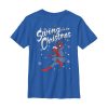 Boy’s Marvel Christmas Spider-Man Swing T-Shirt