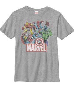 Boy’s Marvel Classic Hero Collage T-Shirt