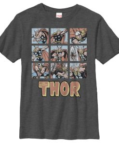 Boy’s Marvel Classic Thor Battle Scenes T-Shirt