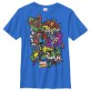 Boy’s Marvel Comic Book Sound Effects T-Shirt