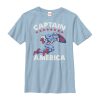 Boy’s Marvel Fourth of July  Retro Captain America T-Shirt