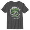 Boy’s Marvel Incredible Hulk Ripped Shirt T-Shirt