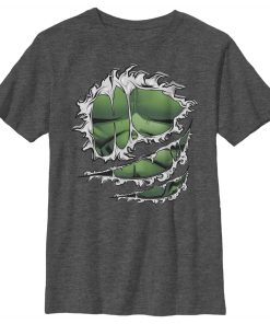 Boy’s Marvel Incredible Hulk Ripped Shirt T-Shirt