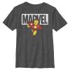 Boy’s Marvel Iron Man Brick Logo T-Shirt