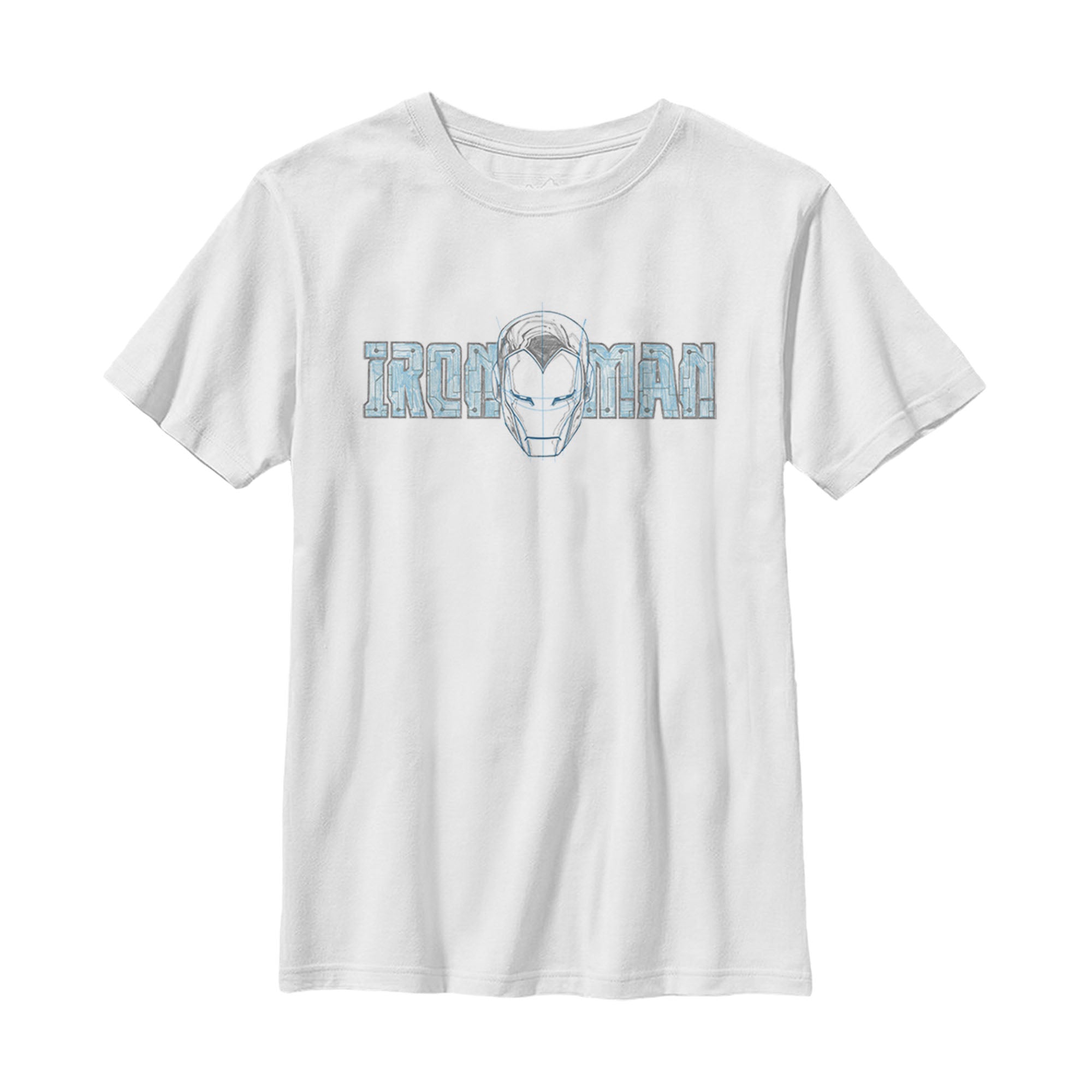Boy's Marvel Iron Man Pencil Sketch T-Shirt Boy's Marvel Iron Man Pencil Sketch T-Shirt