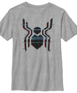 Boy’s Marvel Spider-Man Far From Home Glitch Logo T-Shirt