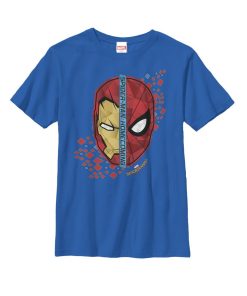 Boy’s Marvel Spider-Man Homecoming Iron Man Face T-Shirt