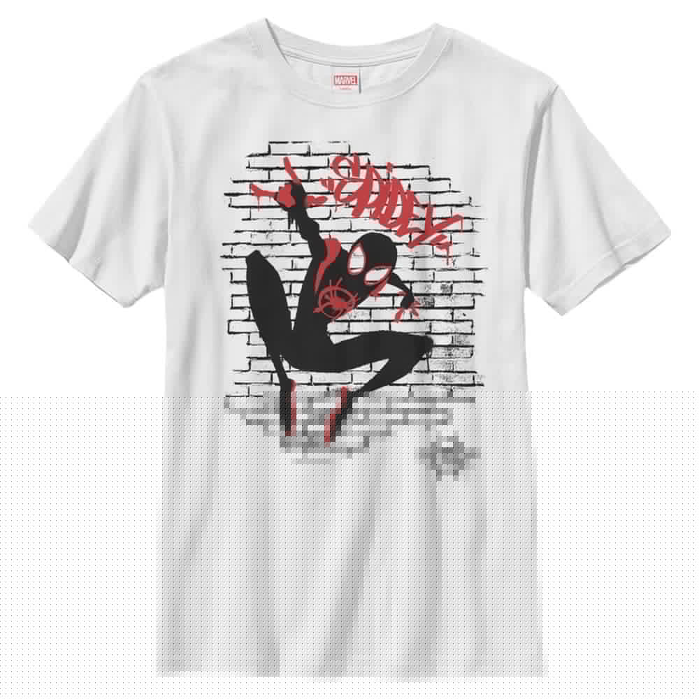 Boy's Marvel Spider-Man Into the Spider-Verse Brick T-Shirt Boy's Marvel Spider-Man Into the Spider-Verse Brick T-Shirt
