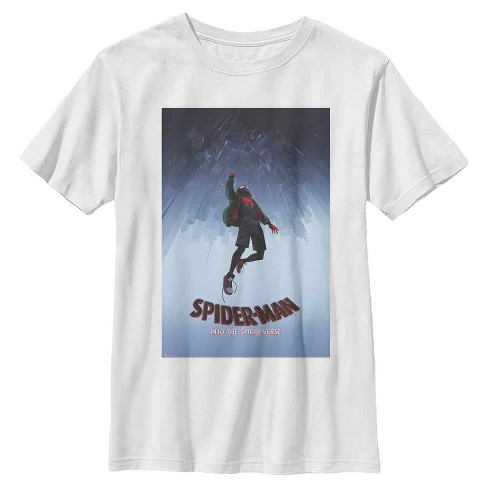 Boy's Marvel Spider-Man Into the Spider-Verse Fall T-Shirt Boy's Marvel Spider-Man Into the Spider-Verse Fall T-Shirt