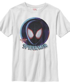 Boy’s Marvel Spider-Man Into the Spider-Verse Mask T-Shirt