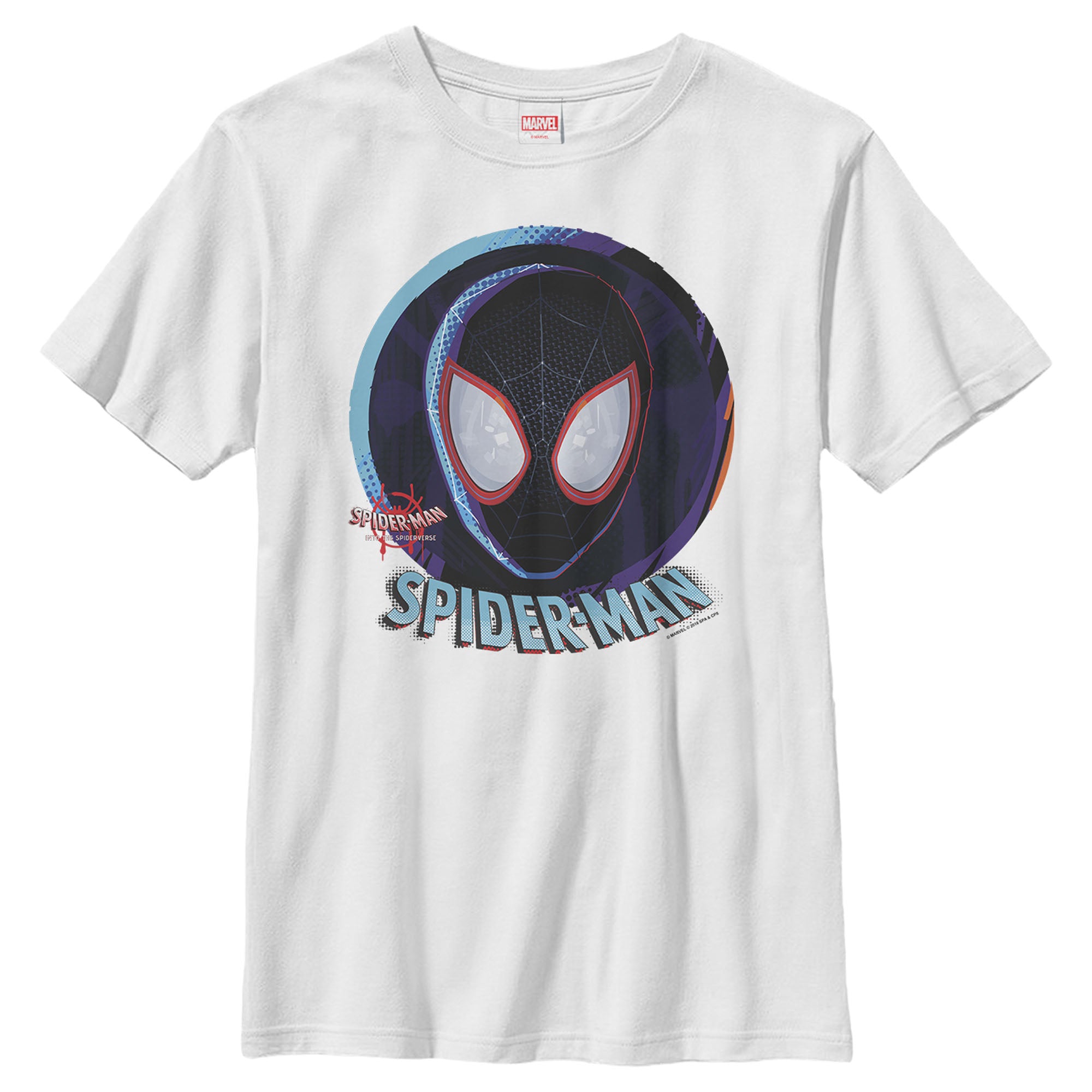 Boy's Marvel Spider-Man Into the Spider-Verse Mask T-Shirt Boy's Marvel Spider-Man Into the Spider-Verse Mask T-Shirt