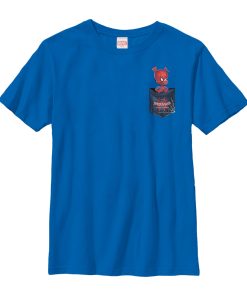 Boy’s Marvel Spider-Man Into the Spider-Verse Spider-Ham Pocket T-Shirt