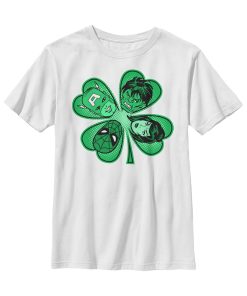 Boy’s Marvel St. Patrick’s Day Hero Four-Leaf Clover T-Shirt