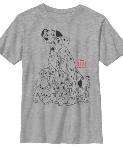 Boy’s One Hundred and One Dalmatians Happy Dog Family T-Shirt