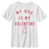 Boy’s One Hundred and One Dalmatians My Dog is My Valentine T-Shirt