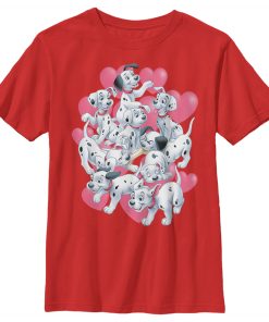 Boy’s One Hundred and One Dalmatians Puppy Dalmatian Love T-Shirt