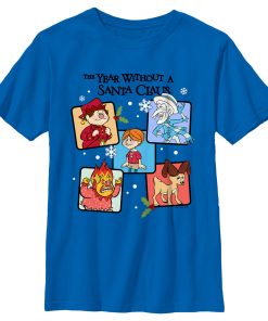 Boy’s The Year Without a Santa Claus Character Panel T-Shirt