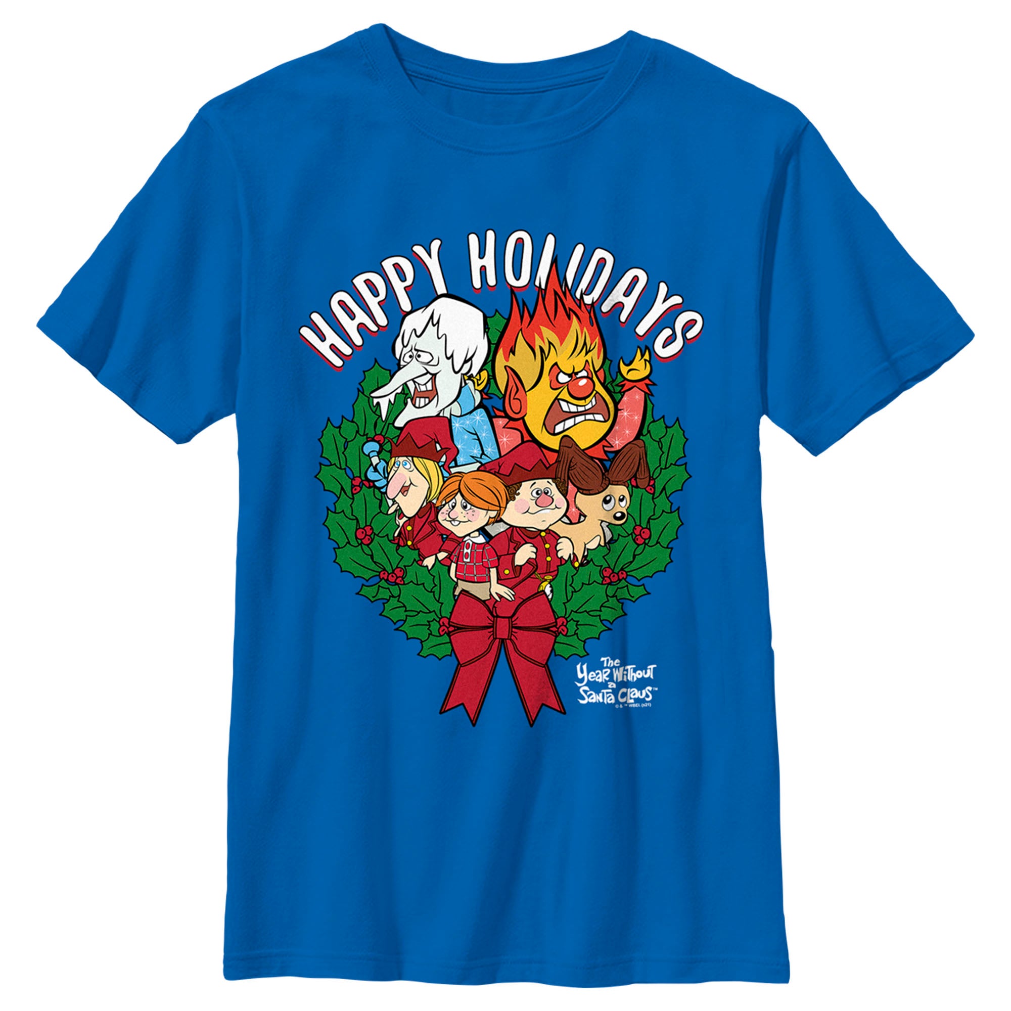 Boy's The Year Without a Santa Claus Happy Holidays T-Shirt Boy's The Year Without a Santa Claus Happy Holidays T-Shirt