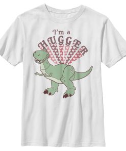Boy’s Toy Story Rex I’m A Hugger Hearts T-Shirt