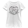 Girl’s Aristocats Thomas and Duchess Purrfect Pair Heart T-Shirt