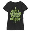 Girl’s Ghostbusters I Ain’t Afraid of No Ghost Streak T-Shirt