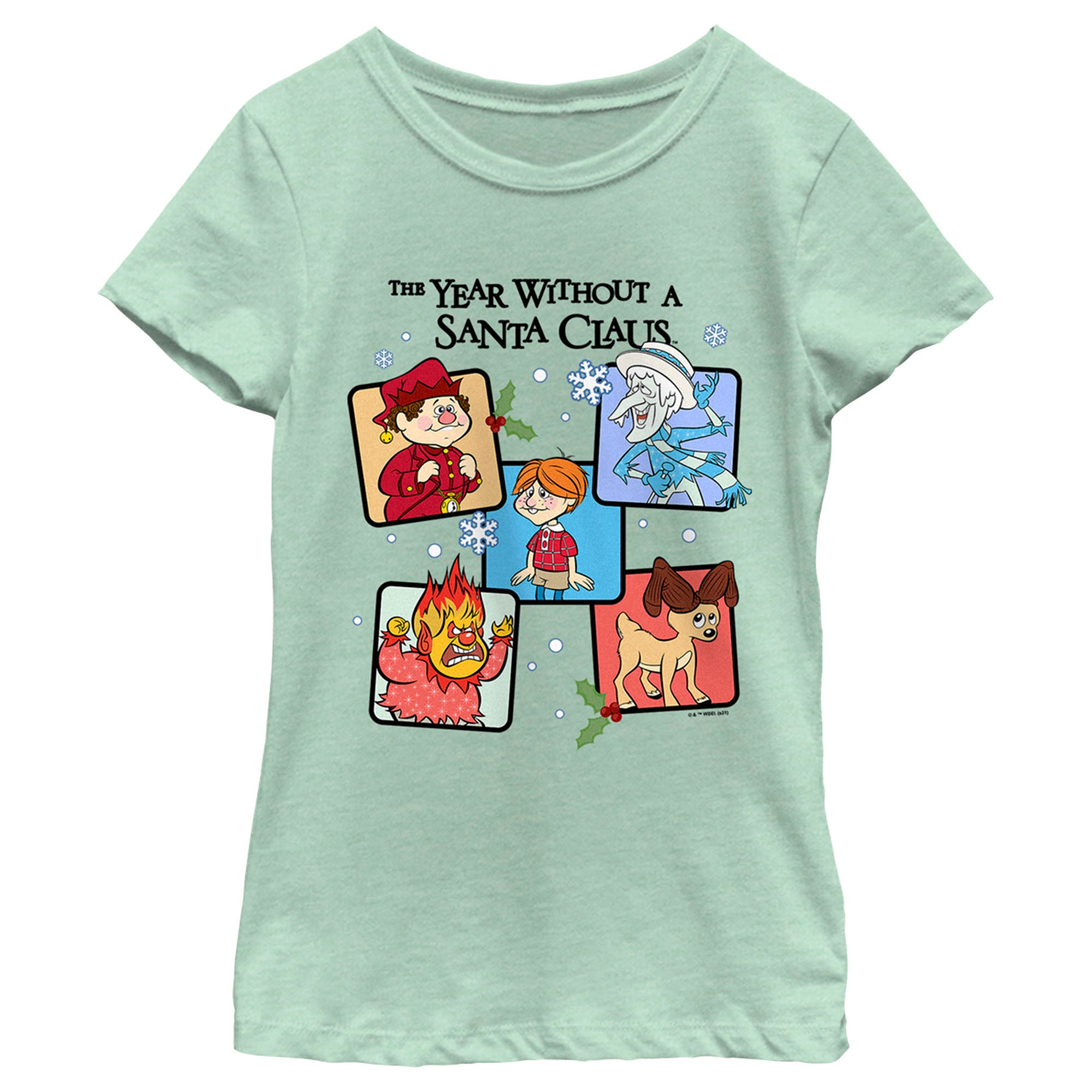 Girl's The Year Without a Santa Claus Character Panel T-Shirt Girl's The Year Without a Santa Claus Character Panel T-Shirt