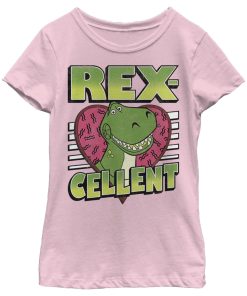 Girl’s Toy Story Valentine Rex-Cellent T-Shirt