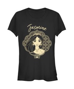 Junior’s Aladdin Jasmine Ornate Frame T-Shirt