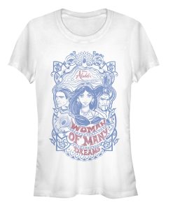 Junior’s Aladdin Vintage Dream Characters T-Shirt