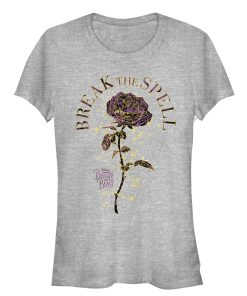 Junior’s Beauty and the Beast Break Spell Rose T-Shirt