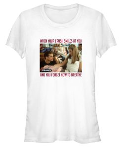 Junior’s Clueless When Your Crush Smiles At You T-Shirt