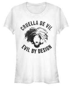 Junior’s Cruella Evil By Design Sketch T-Shirt
