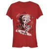 Junior’s Cruella Fashion Sketch T-Shirt