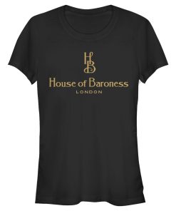 Junior’s Cruella House of Baroness London Logo Gold T-Shirt