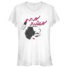 Junior’s Cruella No Rules Fashion Sketch T-Shirt