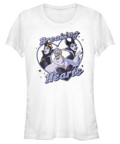 Junior’s Disney Villains Valentine’s Day Breaking Hearts T-Shirt