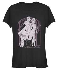 Junior’s Frozen 2 Sister Forest Frame T-Shirt