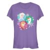 Junior’s Frozen Character Snowflakes T-Shirt